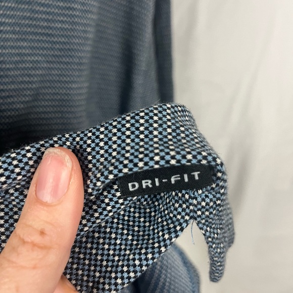 Tiger Woods Nike Men’s Dri-Fit Knit Printed Short Sleeve Polo Shirt- Size Large - Picture 6 of 7